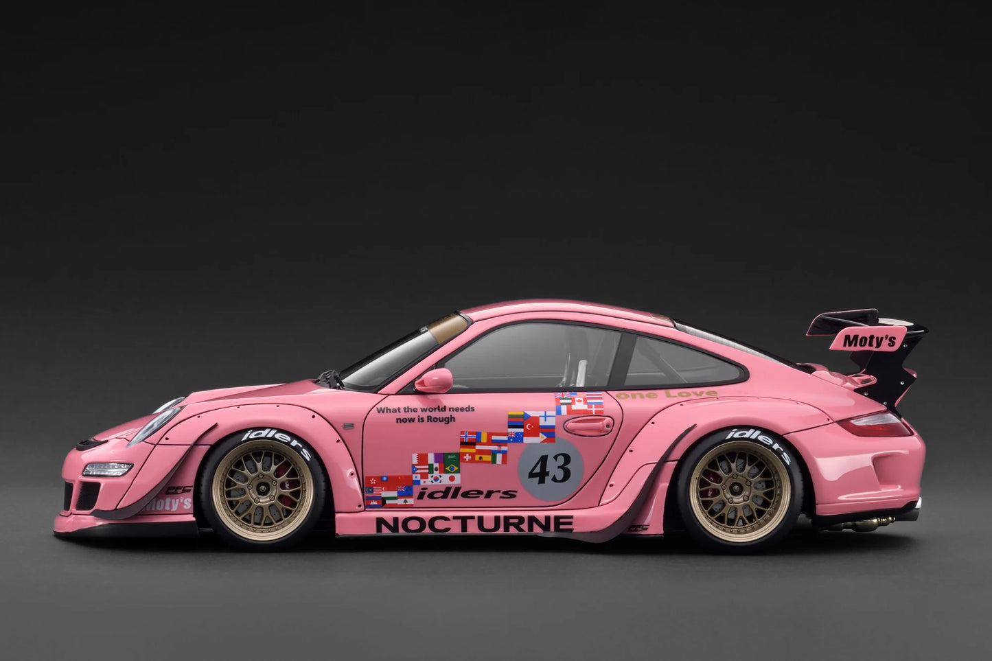 Ignition-Model Porsche 911 RWB 997 "Nocturne" Livery Pink 1:18