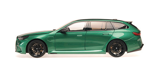 Minichamps 2024 BMW M5 Touring Wagon (G99) Isle of Man Green Metallic 1:18