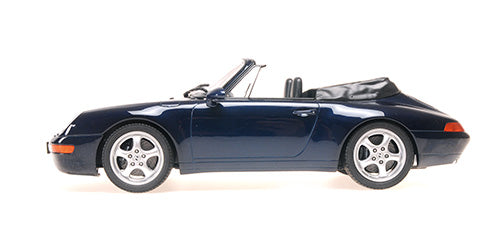 Minichamps 1994 Porsche 911 (993) Carrera Cabriolet Dark Blue Metallic 1:18