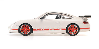 Minichamps 2002 Porsche 911 996 GT3 RS White w/ Red Deco 1:18