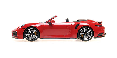 Minichamps 2020 Porsche 911 992 Turbo S Cabriolet Guards Red 1:18