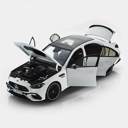 NZG Mercedes Benz C63 S AMG E Performance Sedan (W206) Opalith White 1:18