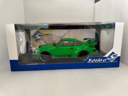 Solido 2011 Porsche RWB 964 Pandora One Green 1:18 *Defect*