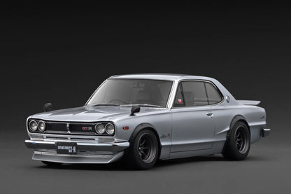 Ignition-Model Nissan Skyline 2000 GT-R (KPGC10) Silver 1:18