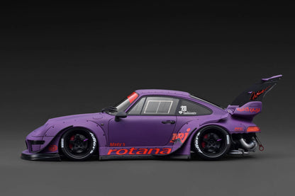 Ignition Model Porsche 993 RWB Widebody "Rotana" Matte Purple 1:18
