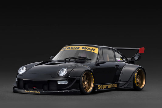 Ignition Model Porsche 993 RWB Widebody "Sopranos" Black 1:18