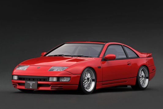 Ignition-Model Nissan Fairlady 300 ZX Z32 2by2 RHD w/ BBS LMs Red 1:18