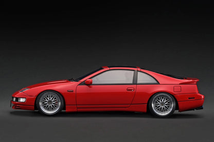 Ignition-Model Nissan Fairlady 300 ZX Z32 2by2 RHD w/ BBS LMs Red 1:18