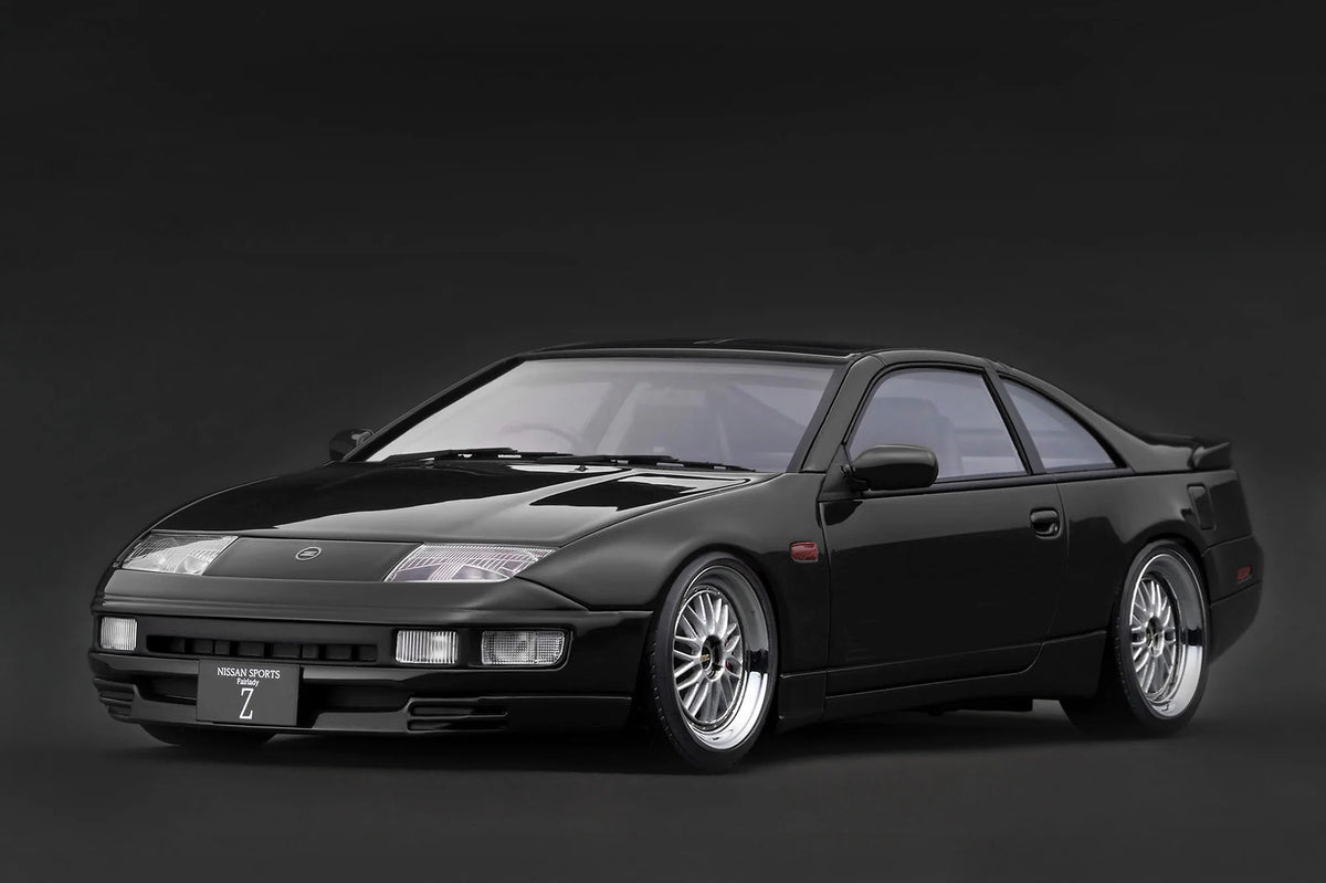 Ignition-Model Nissan Fairlady 300 ZX Z32 2by2 RHD w/ BBS LMs Black 1:18