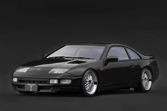 Ignition-Model Nissan Fairlady 300 ZX Z32 2by2 RHD w/ BBS LMs Black 1:18