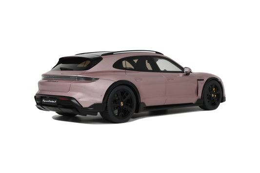 GT Spirit 2022 Porsche Taycan Turbo S Cross Turismo Pink Metallic 1:18.