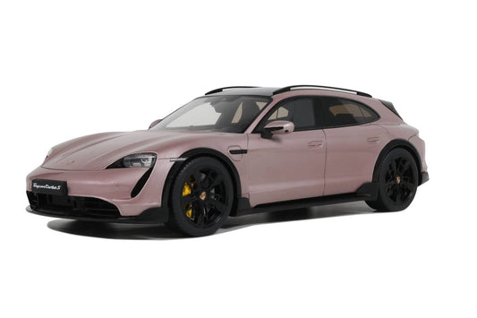 GT Spirit 2022 Porsche Taycan Turbo S Cross Turismo Pink Metallic 1:18.