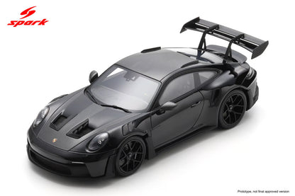 Spark-Model 2023 Porsche 911 (992) GT3 RS w/ Weissach Package Black WITH DISPLAY 1:18