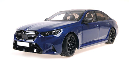 Minichamps 2024 BMW M5 (G90) Marina Bay Blue Metallic 1:18