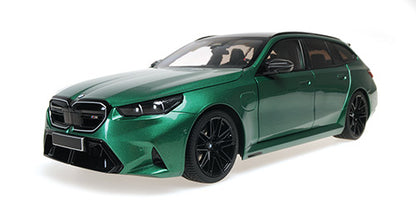 Minichamps 2024 BMW M5 Touring Wagon (G99) Isle of Man Green Metallic 1:18