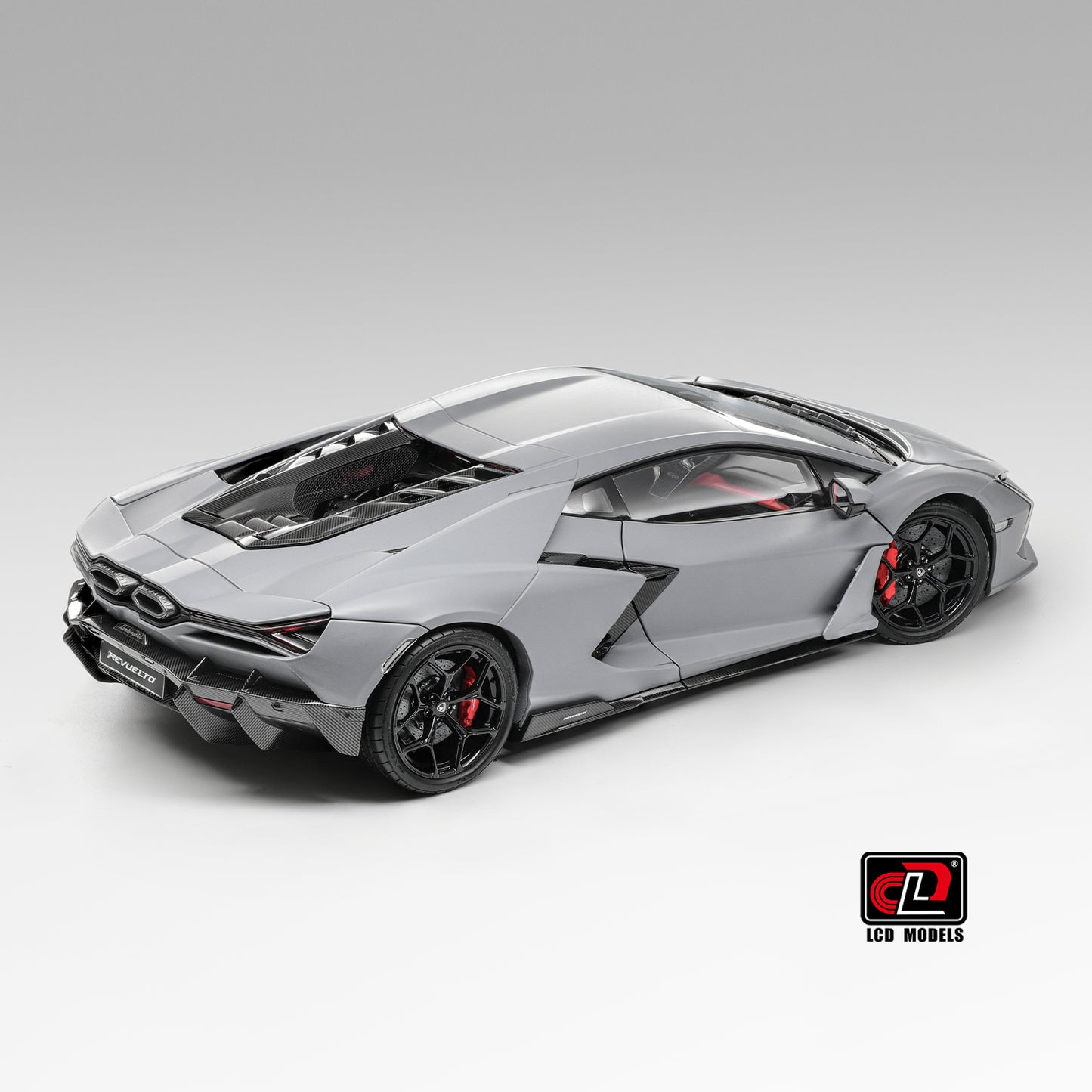 LCD 2024 Lamborghini Revuelto Matte Grey 1:18