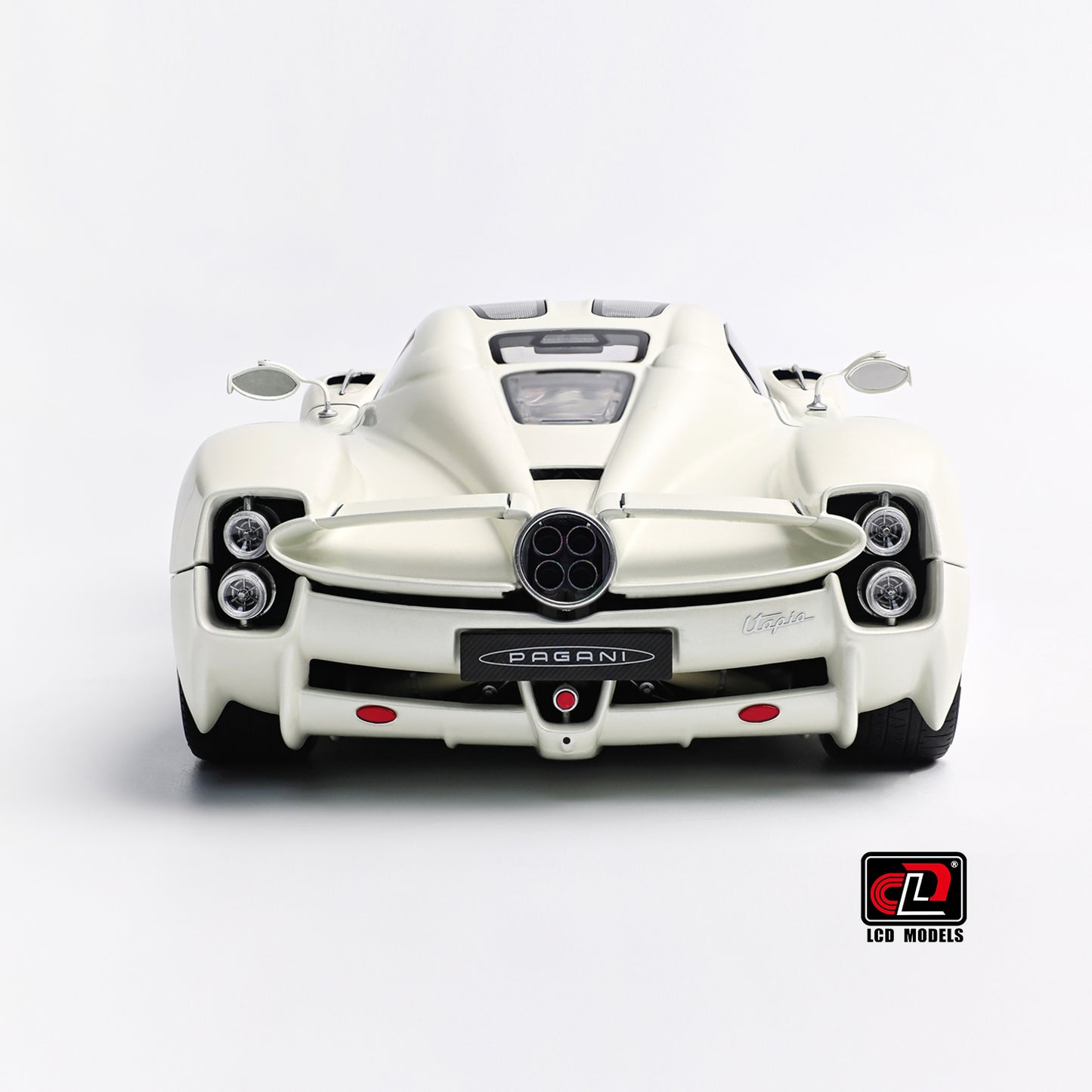 LCD Pagani Utopia Matte Pearl White 1:18