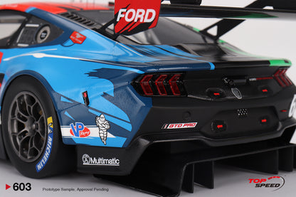 Topspeed Ford Mustang GT3 #65 Ford Multimatic Motorsports 2024 IMSA Laguna Seca 1:18