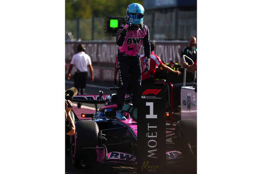 Spark Model BWT Alpine A526 #10 Italian GP 2026 First Pole Position (Gasly) 1:18 WITH DISPLAY
