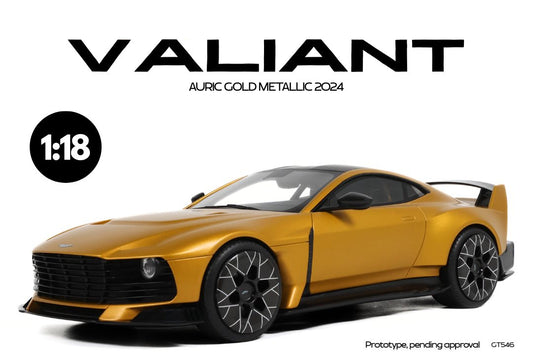 GT Spirit 2024 Aston Martin Valiant V12 Auric Gold Metallic 1:18