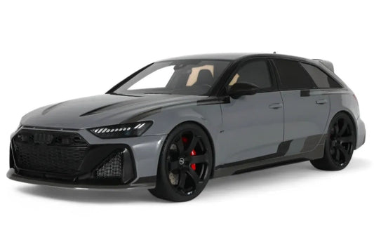GT Spirit 2024 Audi RS6 Avant GT C8 Grey 1:18
