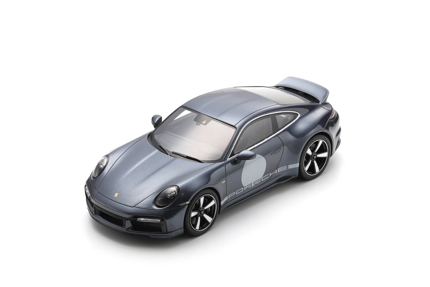 Spark-Model 2022 Porsche 911 (992) Sport Classic w/ Heritage Package Yachting Blue WITH DISPLAY 1:18