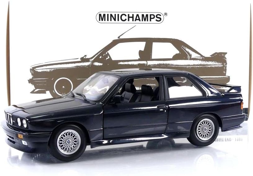 Minichamps 1989 BMW M3 (E30) Street Evo Blue Metallic 1:18