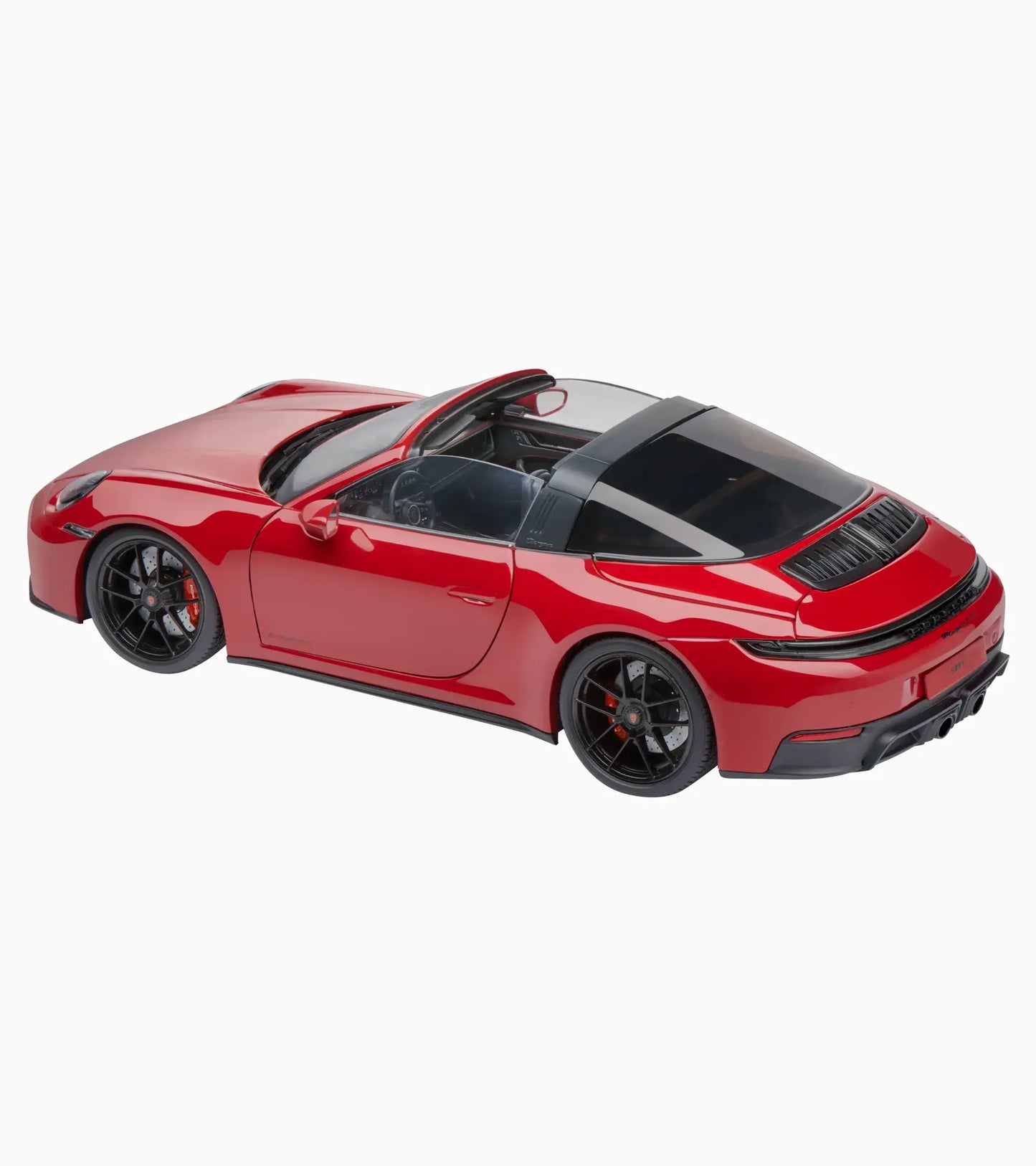 Minichamps Porsche 911 992.2 Targa 4 GTS Hybrid Carmine Red 1:18 DEALER EDITION