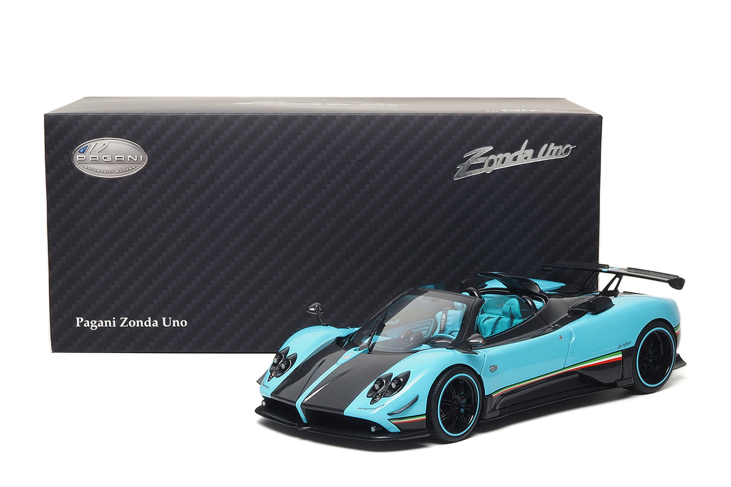 Almost-Real Pagani Zonda Uno Blue 1:18