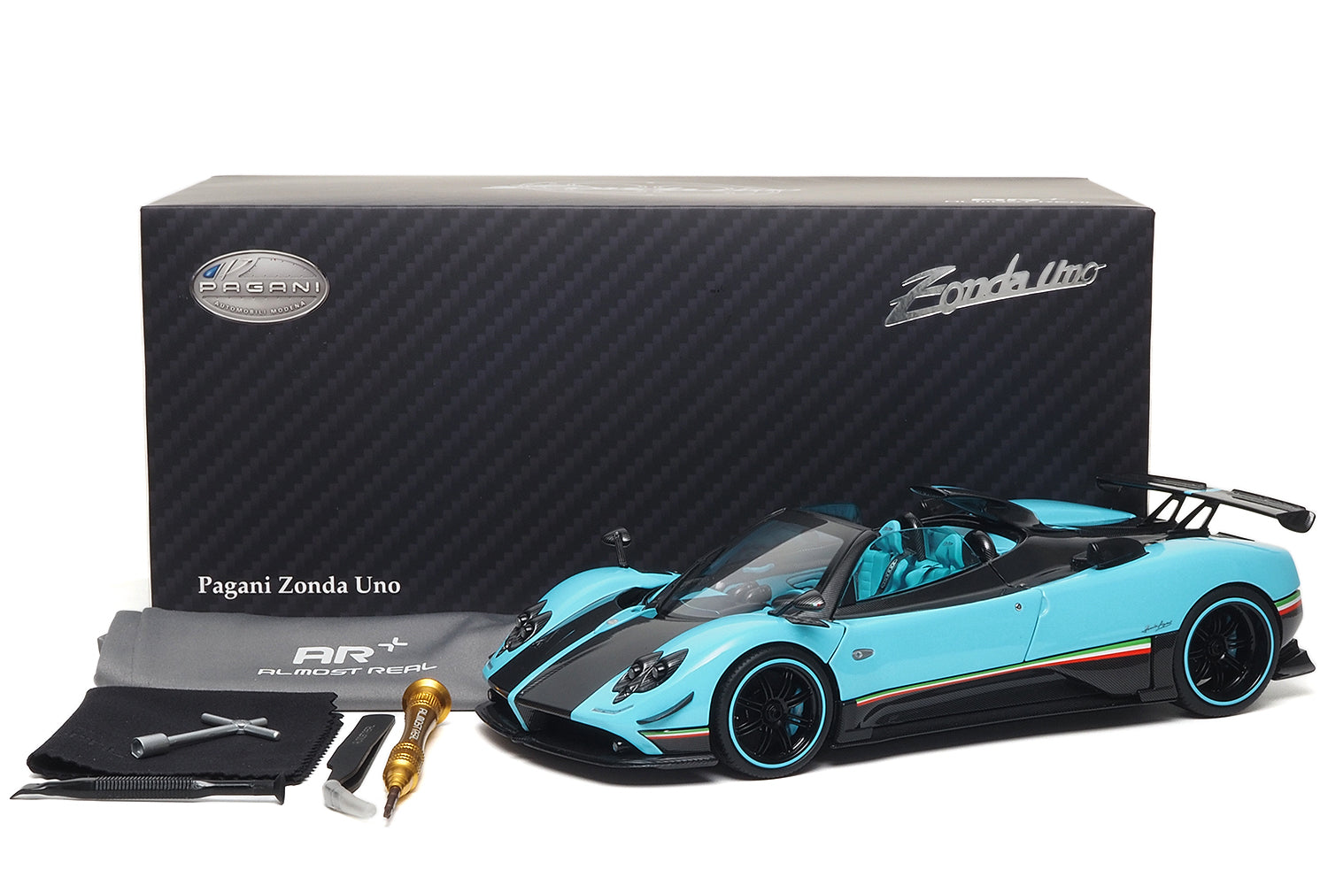 Almost-Real Pagani Zonda Uno Blue 1:18 – STM Diecast