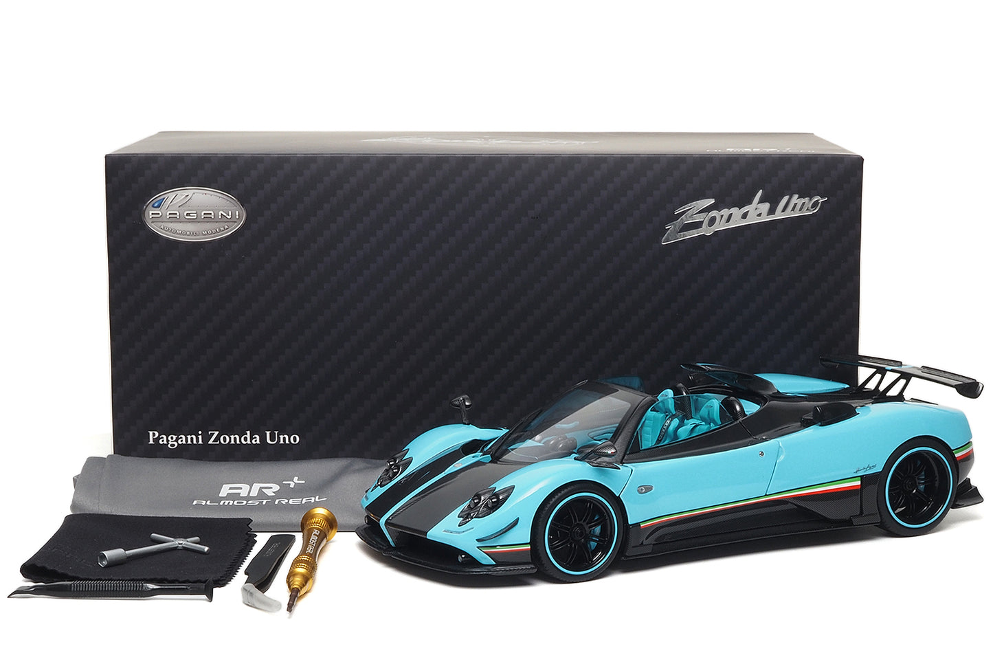 Almost-Real Pagani Zonda Uno Blue 1:18