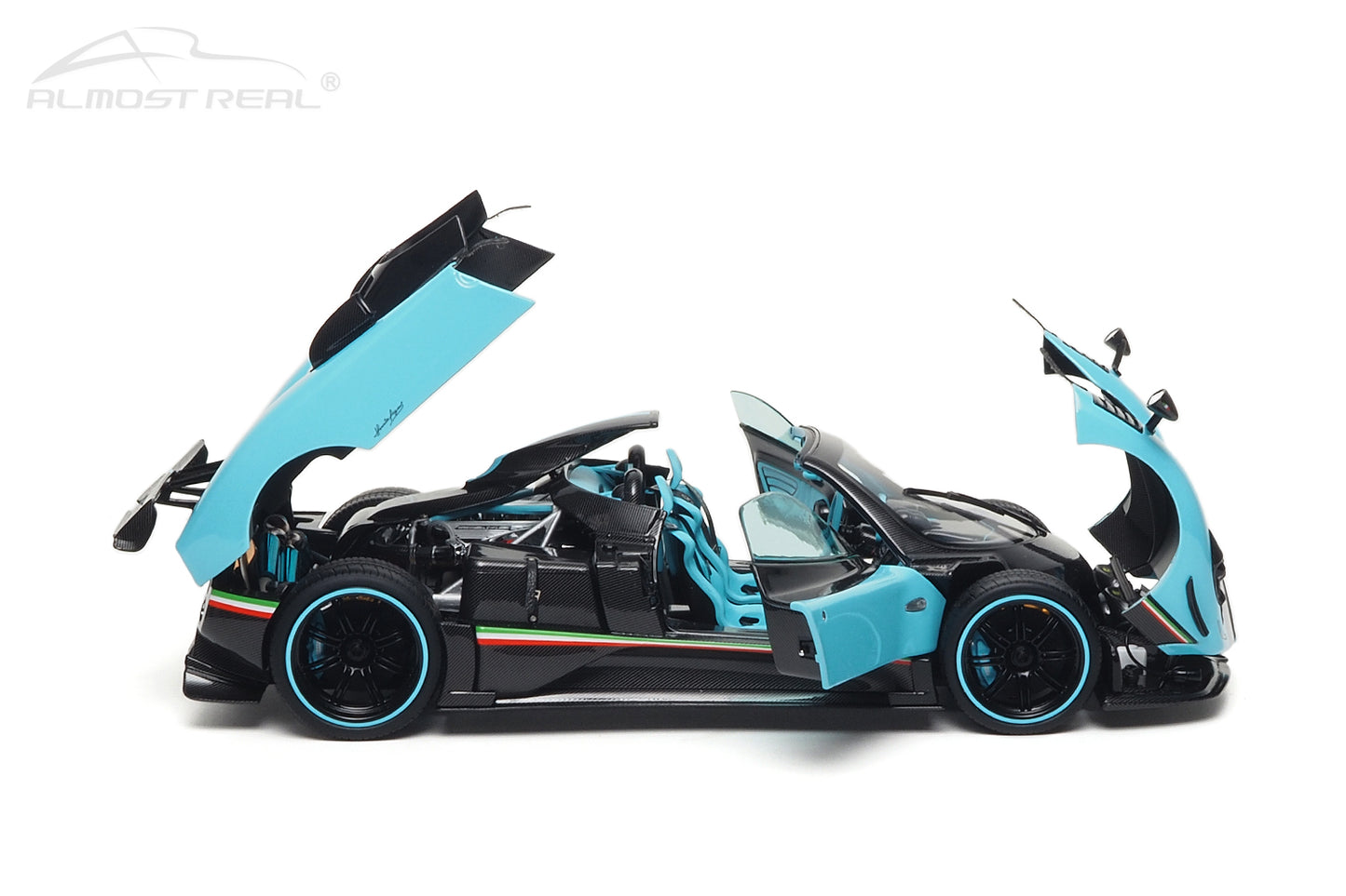 Almost-Real Pagani Zonda Uno Blue 1:18