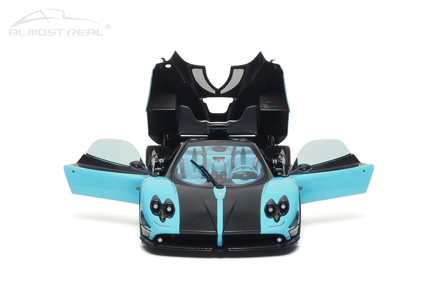 Almost-Real Pagani Zonda Uno Blue 1:18