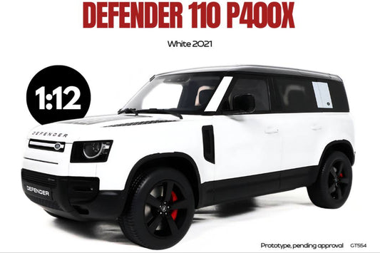 GT Spirit 2021 Land Rover Defender 110 P400 X-Dynamic HSE White 1:12