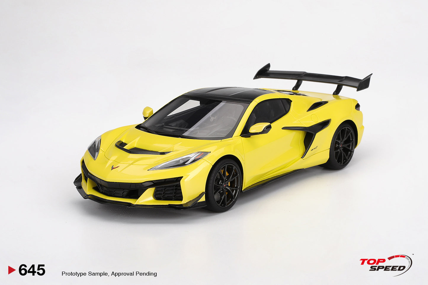 Topspeed 2025 Chevrolet Corvette ZR1 Accelerate Yellow Metallic 1:18