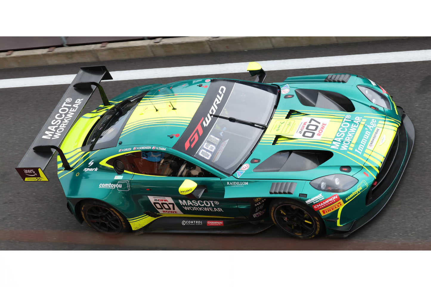 Spark-Model Aston Martin Vantage AMR GT3 EVO #7 Comtoyou Racing 24h Spa 2026 1:18