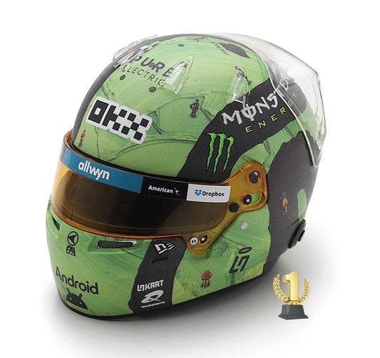 Spark-Model Mclaren F1 Team MCL39 L. Norris Helmet Las Vegas 2025 1:5