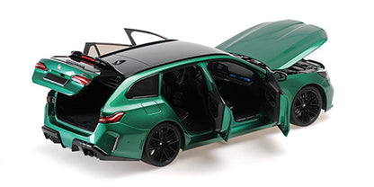 Minichamps 2024 BMW M5 Touring Wagon (G99) Isle of Man Green Metallic 1:18