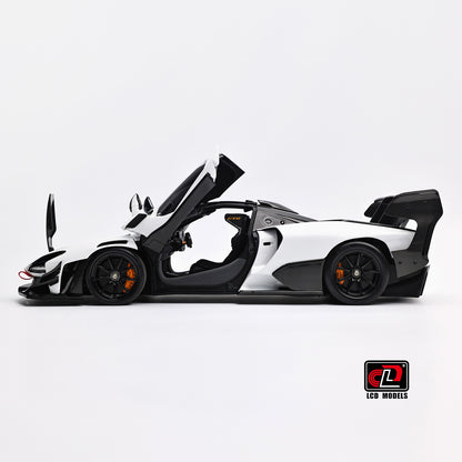 LCD Mclaren Senna GTR White 1:18