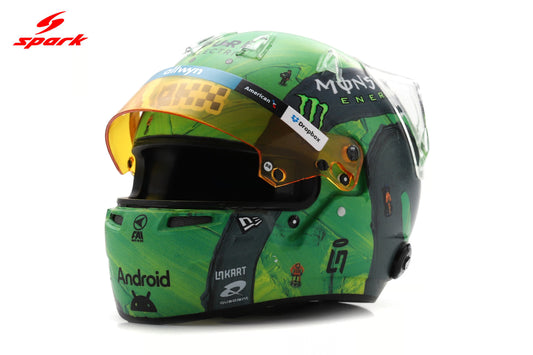 Spark-Model Mclaren F1 Team MCL39 L. Norris Helmet Las Vegas 2025 1:5