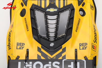 Spark Model Chevrolet Corvette C8 Z06 GT3.R #81 TF Sport 2025 IMSA Le Mans 24hrs 1:18 WITH DISPLAY