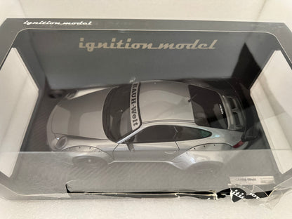 Ignition-Model Porsche 911 RWB 997 GT3 Gun Metallic Grey 1:18 *Damaged Box*