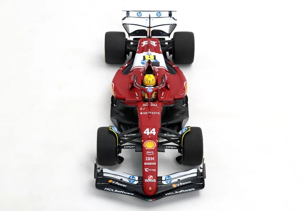 BBR Ferrari F1 SF-25 Team Scuderia #44 Winner China GP 2025 (Hamilton) Red 1:18