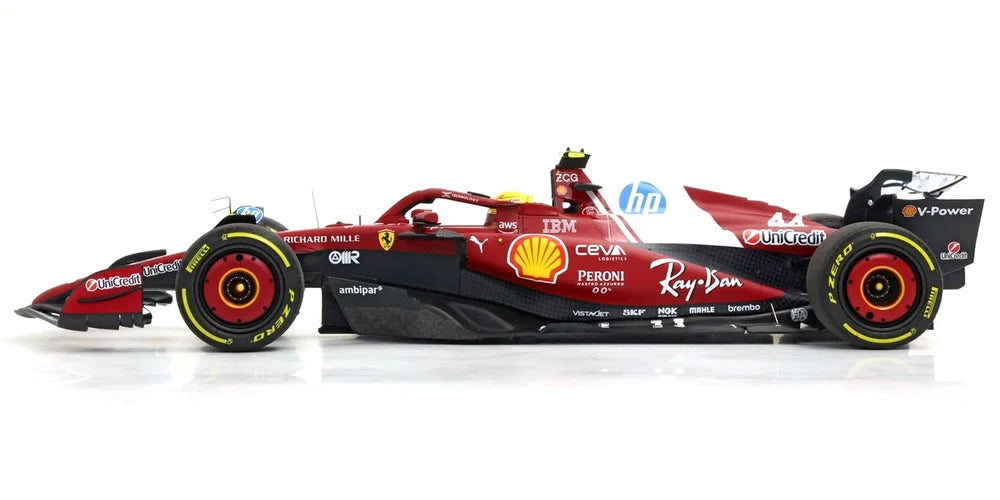 BBR Ferrari F1 SF-25 Team Scuderia #44 Winner China GP 2025 (Hamilton) Red 1:18