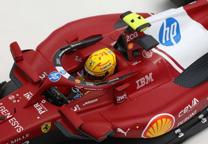 BBR Ferrari F1 SF-25 Team Scuderia #44 Winner China GP 2025 (Hamilton) Red 1:18