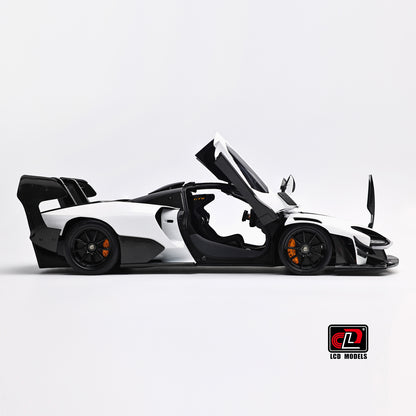 LCD Mclaren Senna GTR White 1:18