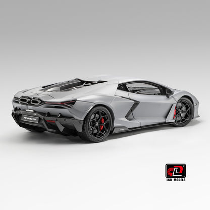 LCD 2024 Lamborghini Revuelto Matte Grey 1:18