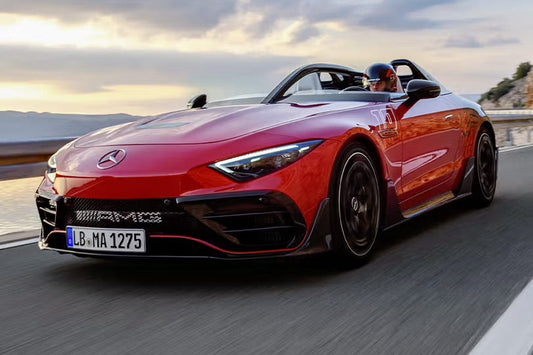 NZG 2025 Mercedes Benz AMG Purespeed SL63 Red 1:18 DEALER EDITION