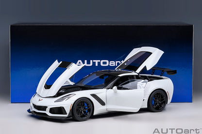 AUTOart Chevy Corvette ZR1 Arctic White 1:18