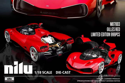 Motorhelix 2025 Nilu Gilles Red 1:18